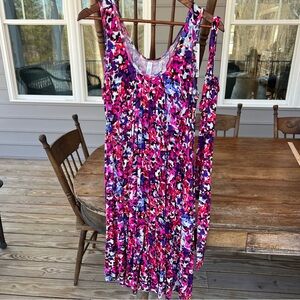 Latched Mama Momper Romper Standard Size 6-18 Maternity Nursing Purple Pink